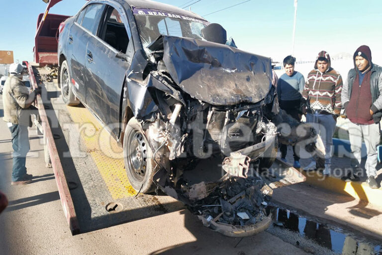 Irresponsable Conductor Provoca Accidenta Y Deja Un Herido En Juliaca