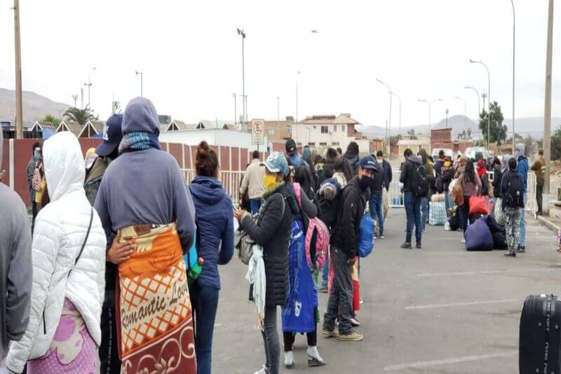 Puneños abandonaron Chile y Bolivia, ya están en casa.