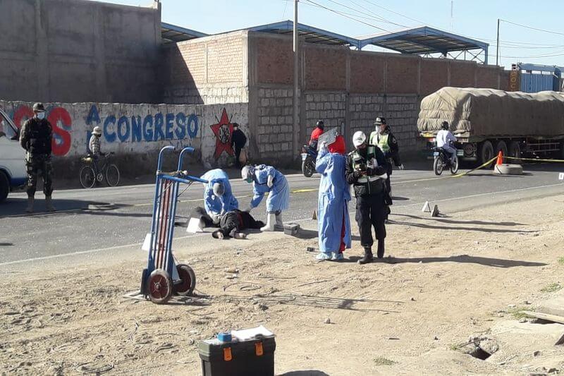 El carril de bajada de la vía de Evitamiento estuvo cerrado por más de 2 horas.