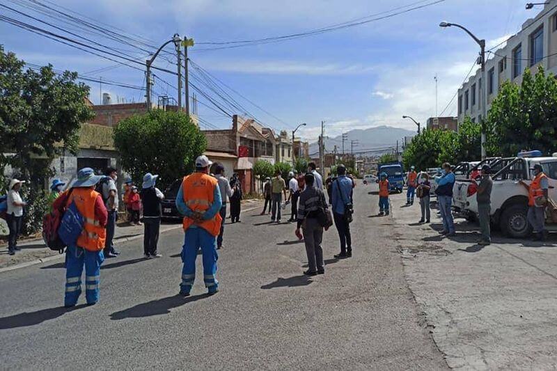 OCI fiscalizó condiciones en que laboran los obreros.