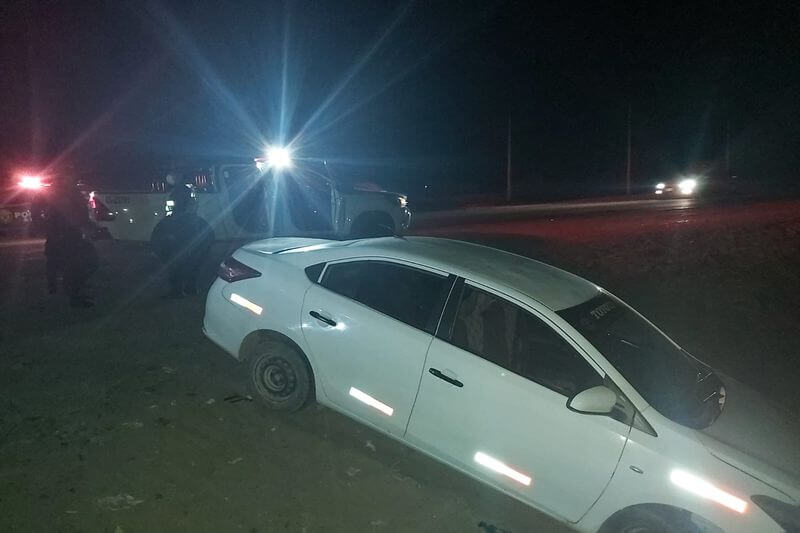 Unidad de marca Toyota se accidentó el martes en la carretera Costanera.