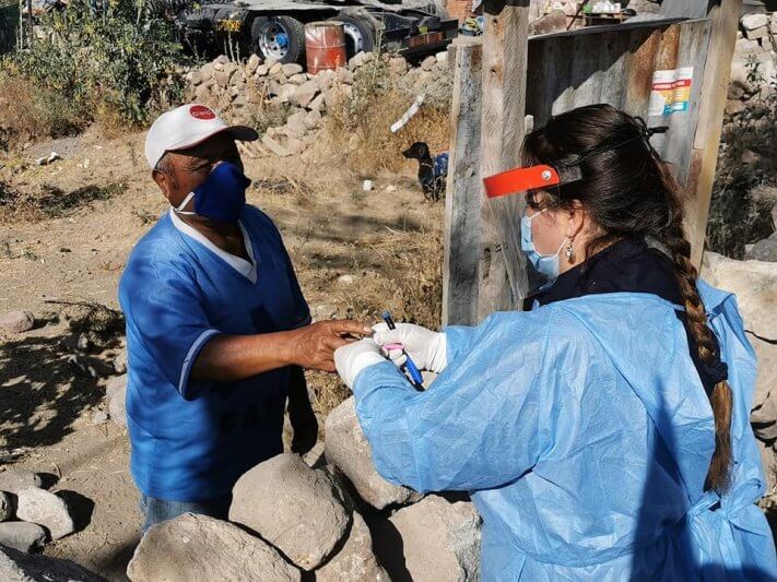 El tamizaje se desarrolló durante las dos últimas semanas en diferentes barrios.