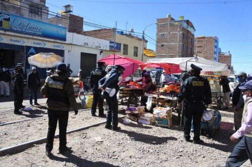 Desalojaron a comerciantes.