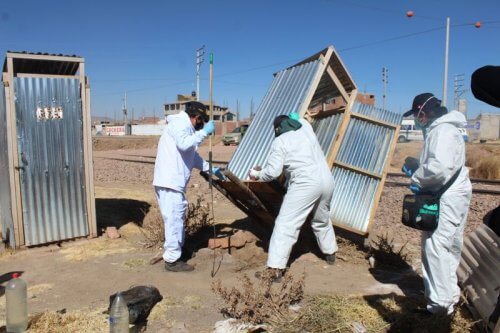 En el cruce de las avenidas Triunfo con Circunvalación II se halló la cabeza.