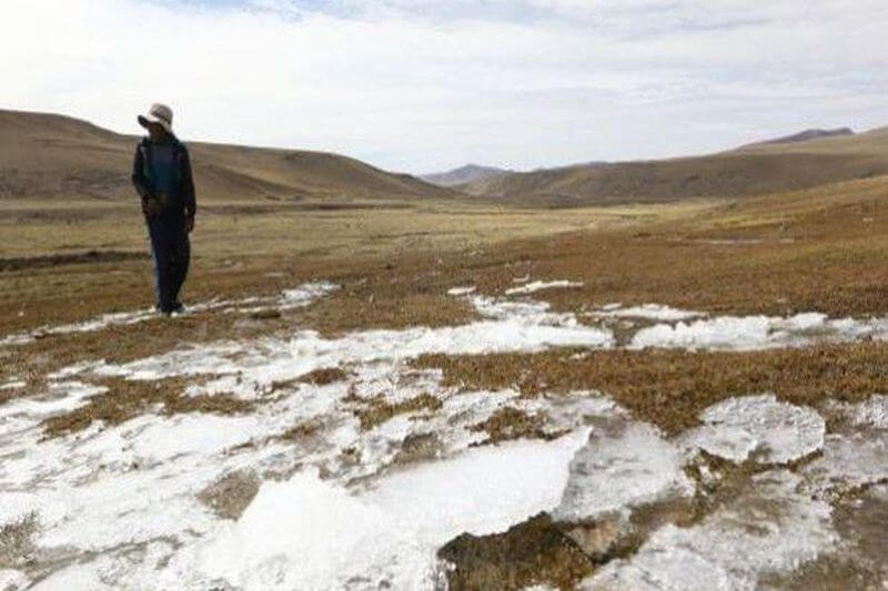 En la sierra de Tacna se producen heladas pero no hay nevadas.