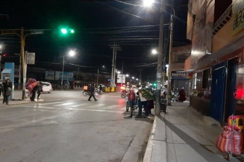 La gente transitó hasta pasada las 10 de la noche.