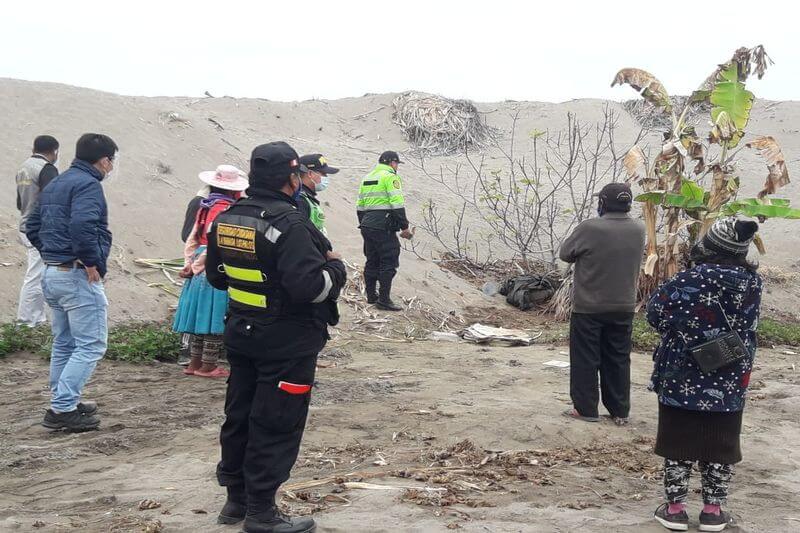 Cuerpo fue hallado en una chacra de la asociación Los Cenizales.