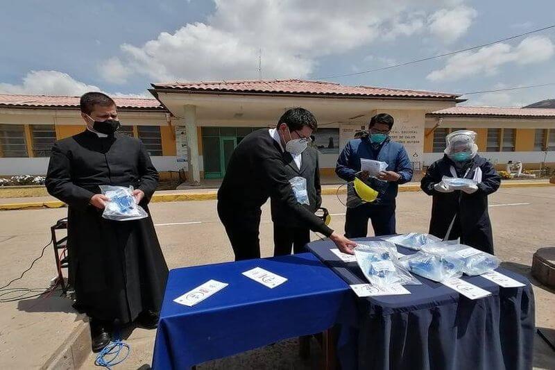 Acto de entrega de equipos para el Área de Covid-19.