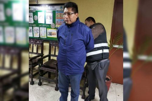 Walter Aduviri fue detenido en Lima, el 25 de agosto de 2019.