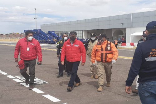 Ministro llegó a Juliaca.