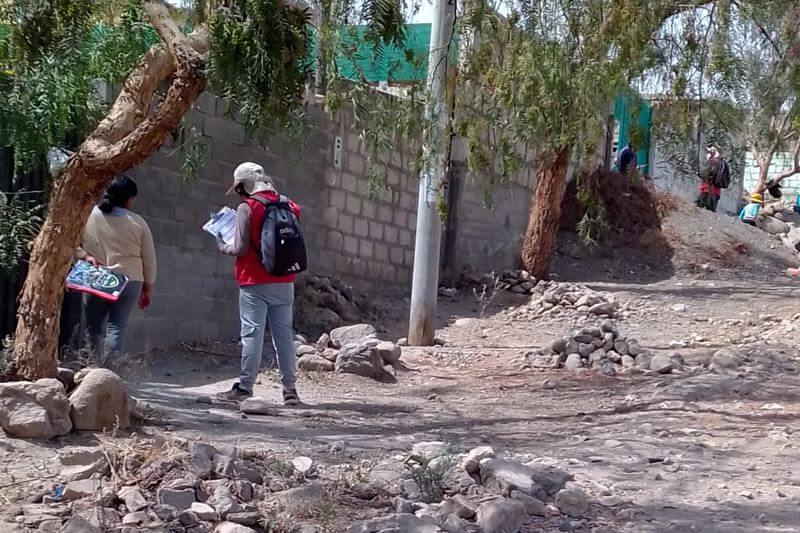 Registradores llegaron desde la ciudad de Lima.