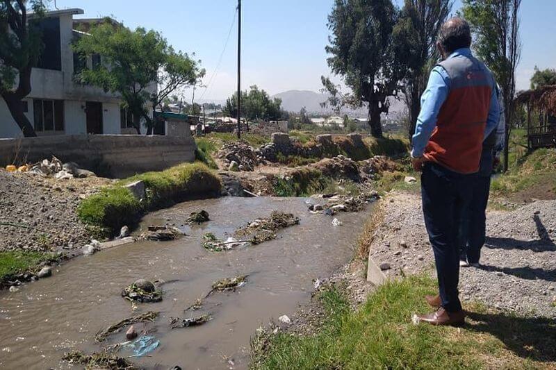 Descolmatación de torrentera culminará en quince días.