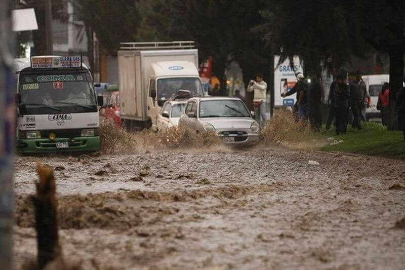 Lluvias de gran intensidad inician hoy en las zonas altas.