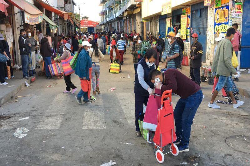 Inspección se realizó en la Plataforma Comercial Andrés Avelino Cáceres.