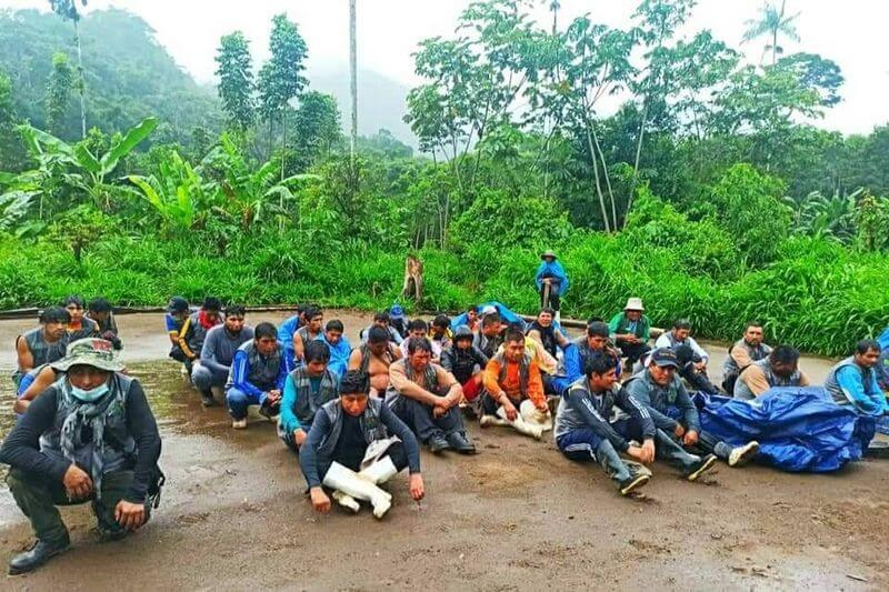 Realizan intervención policial en selva puneña.