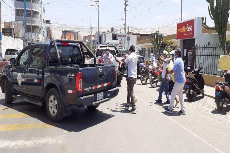 Autoridades se reunieron para conocer la situación de Camaná por la covid.