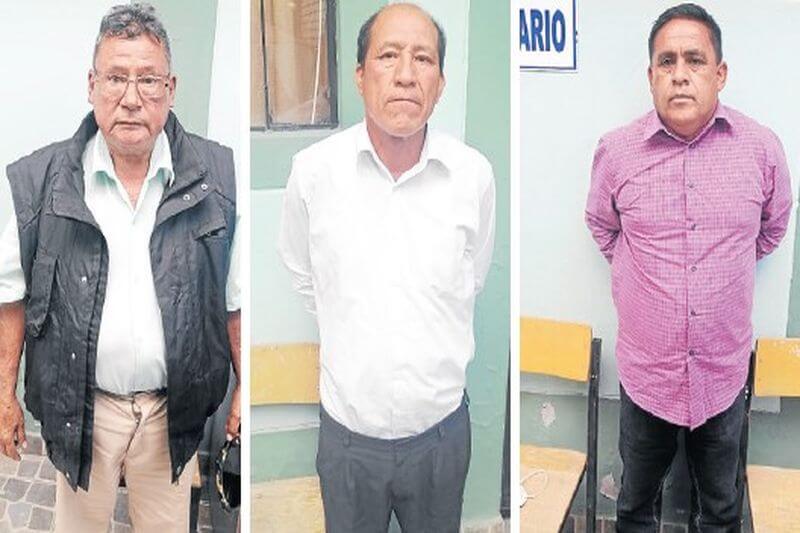 Los tres delincuentes provienen de la ciudad de Trujillo.