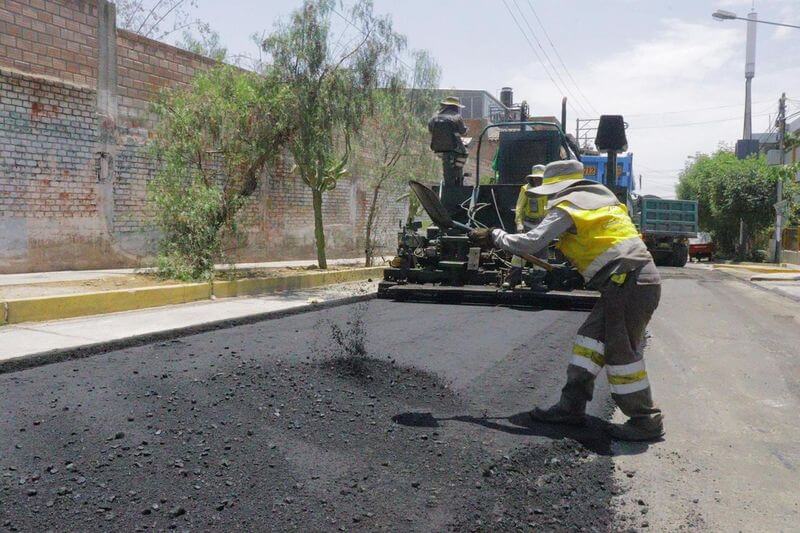 Alcalde participó de diferentes inicios de obra en el distrito.