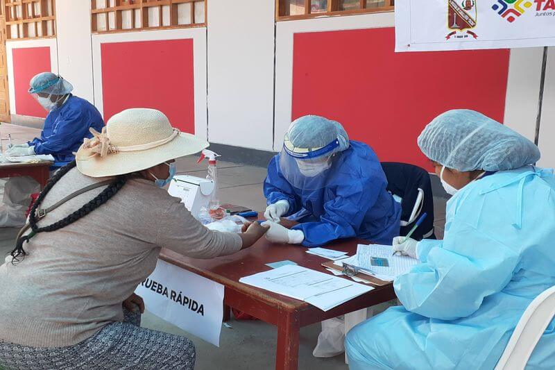 Salud realizó ayer una nueva jornada de prevención de la COVID-19.