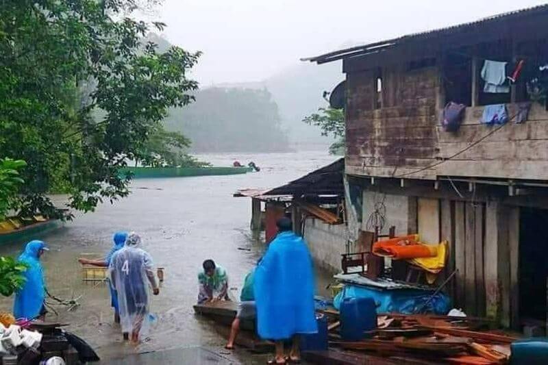 Zonas afectadas por las inclemencias climáticas.