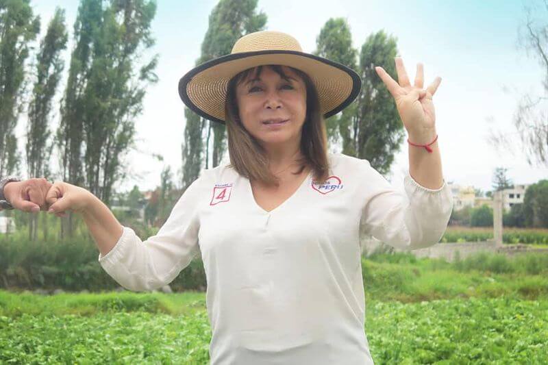 La candidata Ruth Cuevas participa en las elecciones como invitada del partido Somos Perú.