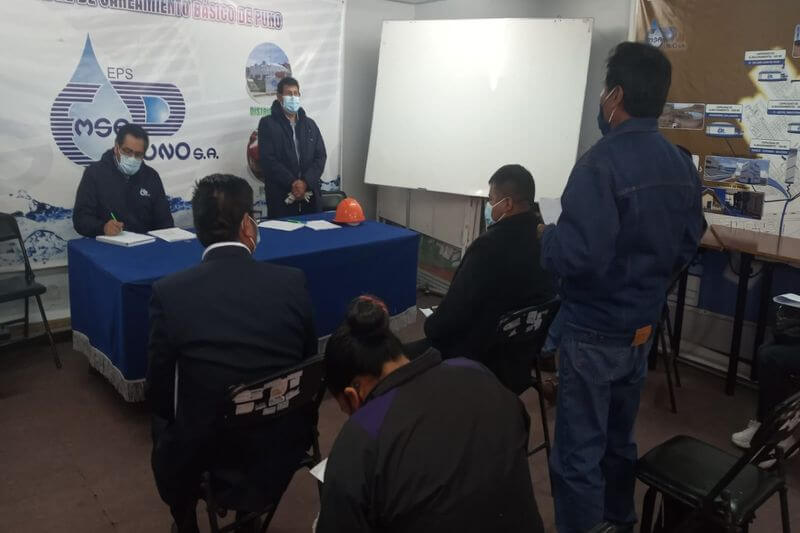Reunión se llevó en auditorio de EMSA Puno.