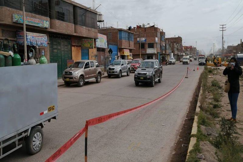 Obra se ejecuta en la avenida Circunvalación.