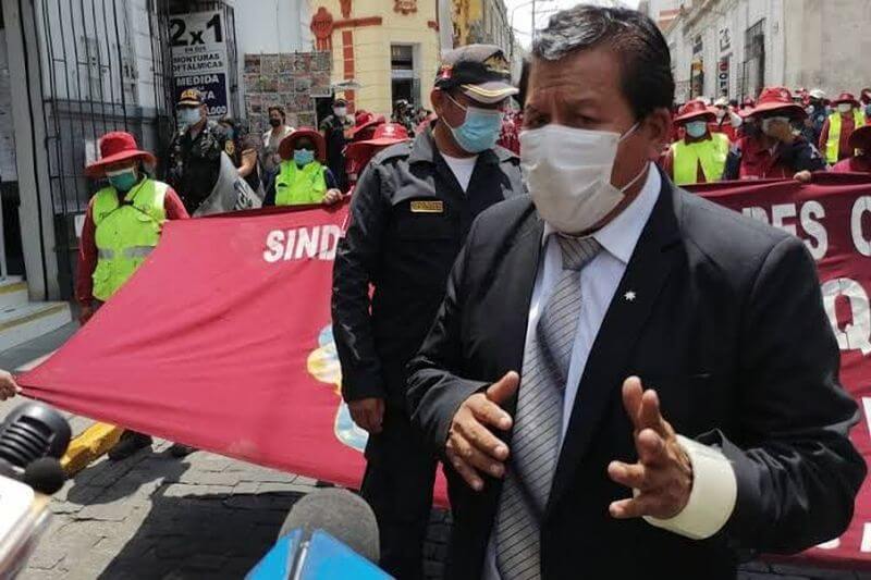 Trabajadores municipales no trabajarán en el Cercado los días de huelga.