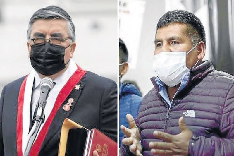 Paredes y Quito forman parte del partido político oficialista Perú Libre.