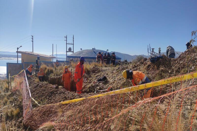 Presencia de serenos y policías en obras.