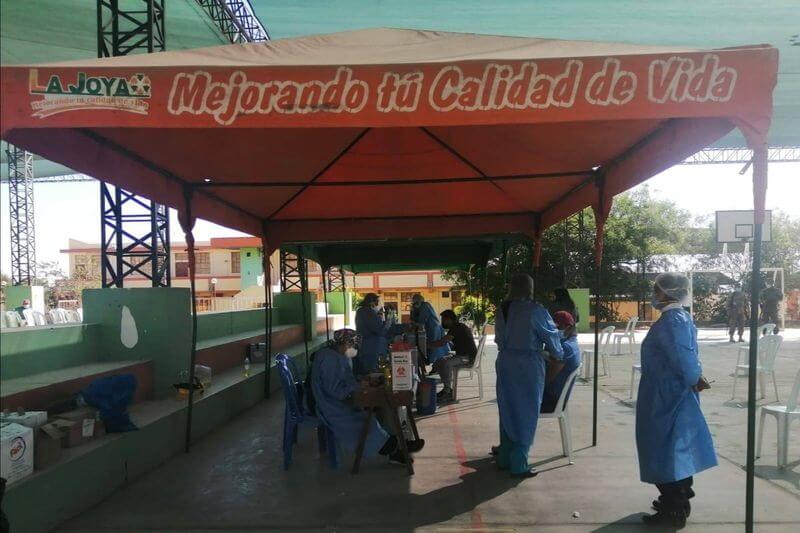 Proceso de vacunación contra el covid avanza en distritos de Arequipa.