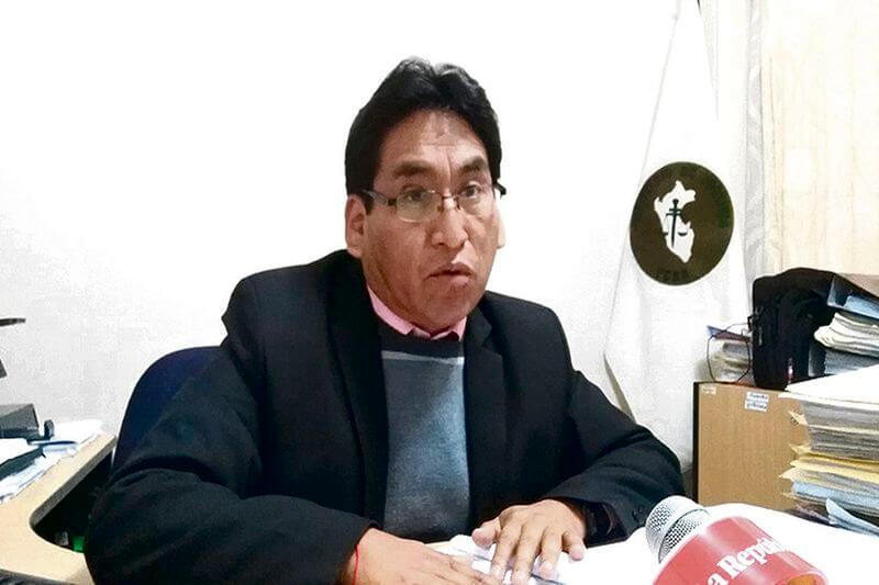 Reynaldo Cuayla Mamani, coordinador de la Procuraduría Anticorrupción en Tacna.