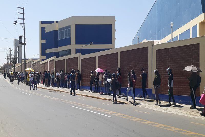 Cada vez menos personas acuden a los vacunatorios de la ciudad de Tacna.