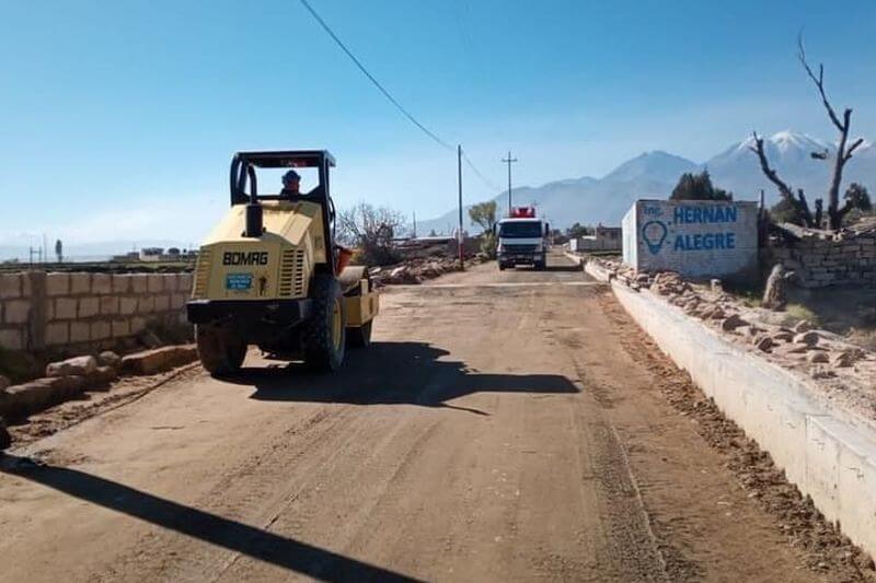 Asfaltado de vía en Uchumayo perjudicaría a los agricultores de este sector.