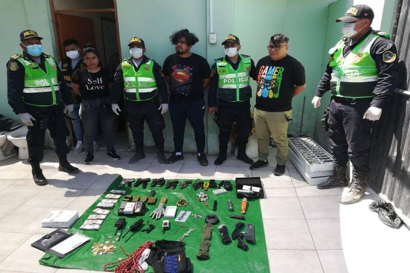 La Policía desarticuló presunta banda criminal en Camaná.