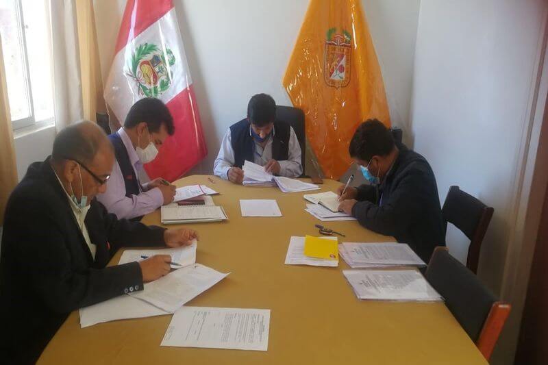 Comisión de Infraestructura del Consejo Regional de Tacna sesionó este jueves.