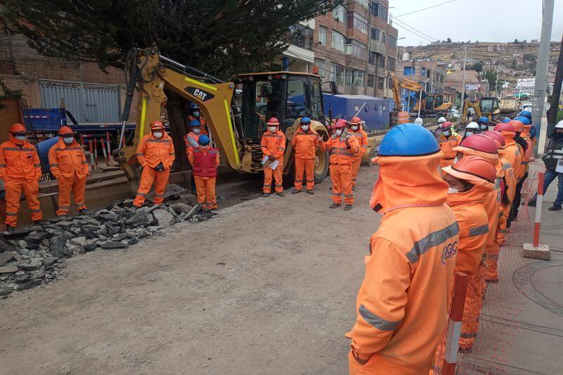 Trabajadores afectados eran de dos frentes de obra.