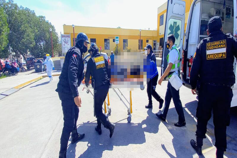 José Manuel Hernández Pérez se encuentra internado en el hospital Goyeneche.