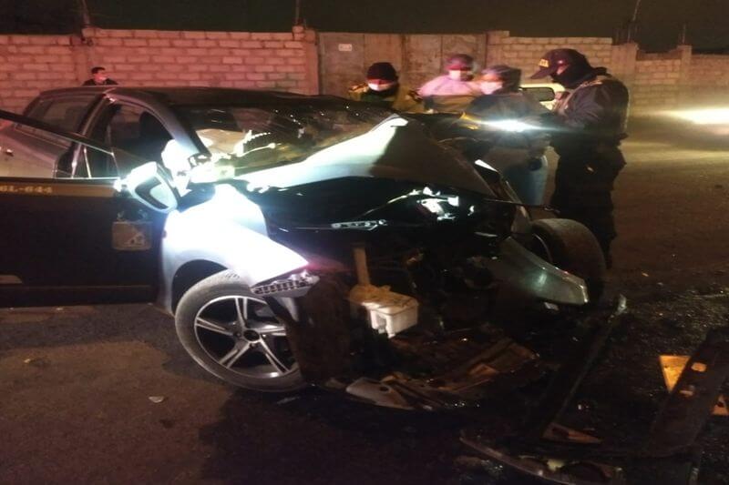 Varón tenía puesto el cinturón de seguridad al momento del accidente.