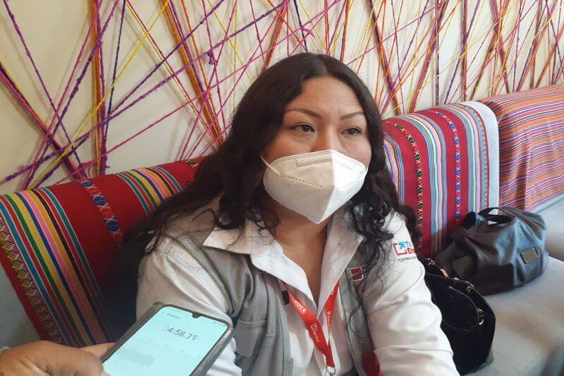 Diana Quiroga Zúñiga, coordinadora del programa nacional Tu Empresa en Tacna.