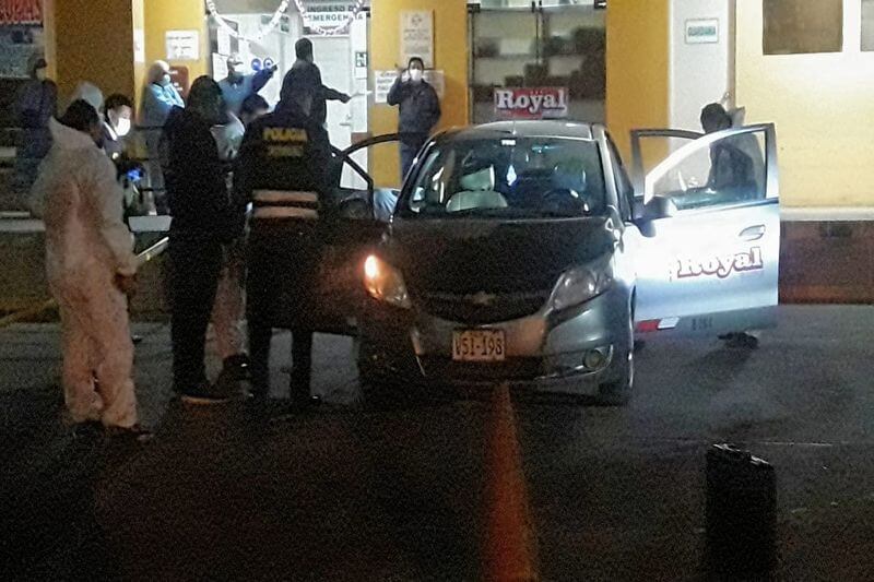 Extranjero llegó cadáver al hospital Goyeneche. Sicariato en Arequipa.