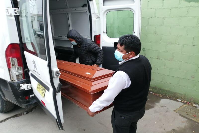 Cuerpo fue trasladado a la morgue central para necropsia.