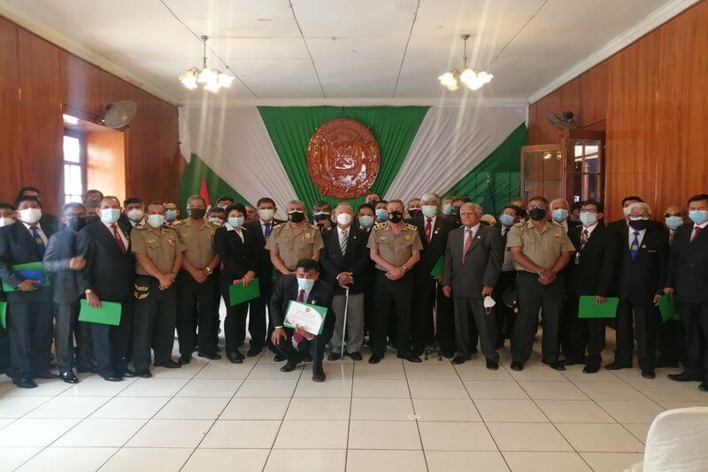 Ceremonia se realizó en casino de suboficiales de la Policía.