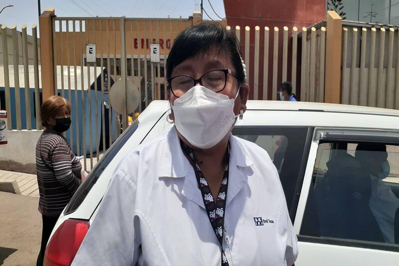 Maruja García, directora de la Red de Salud Tacna.