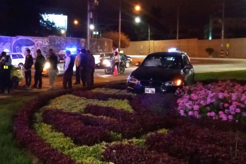 Accidente de tránsito se produjo a las 23:00 horas del viernes.