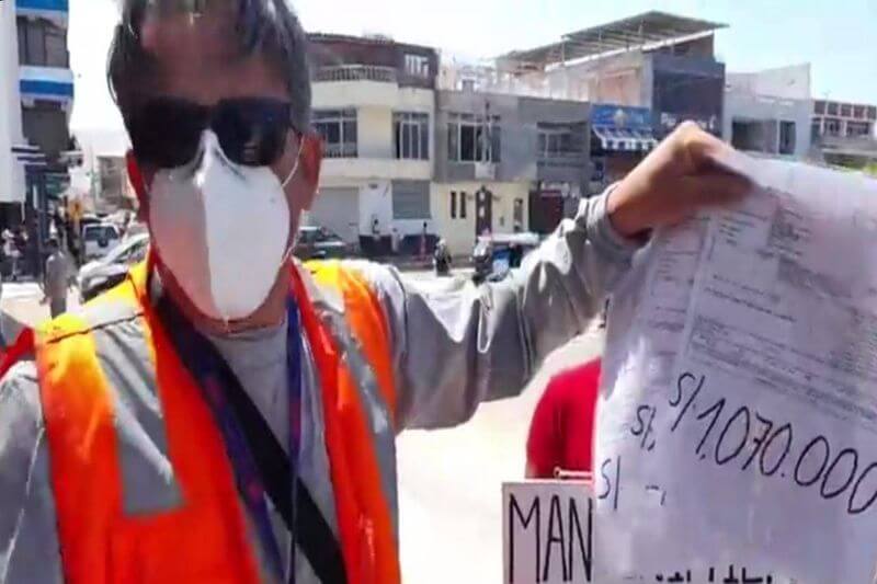 Decenas de trabajadores de obra vial estarían sin cobrar desde el año pasado.