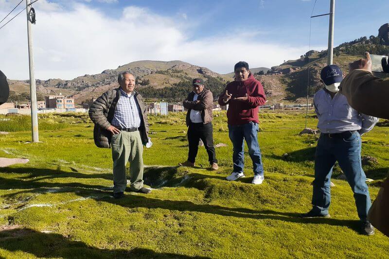 Una de las zona de la urbanización Aziruni.