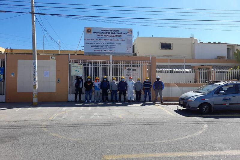 Gobierno Regional de Arequipa reconstruye centro de salud.