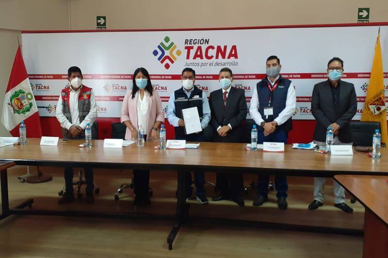 Acto protocolar se desarrolló en la sede del Gobierno Regional de Tacna.