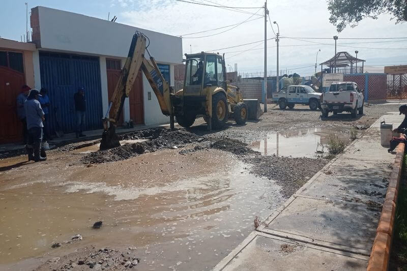 Pobladores del cono sur se quejan de que aniegos son frecuentes en la zona.